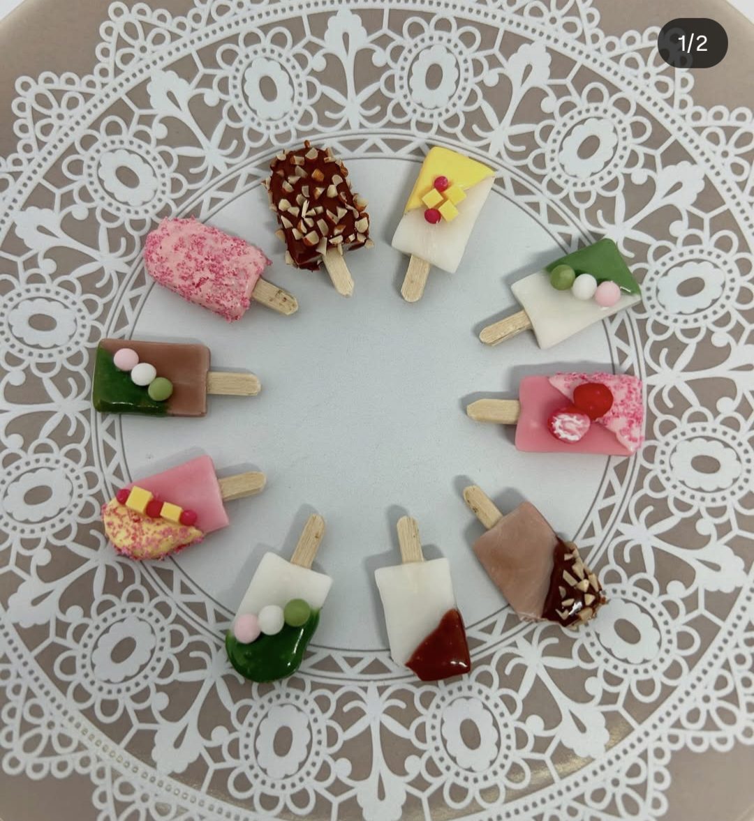 みんなのミニチュアアイス作品