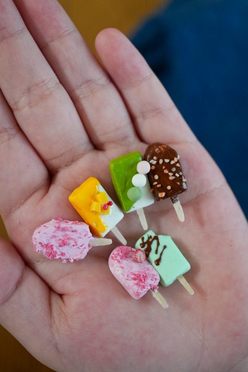 みんなのミニチュアアイス作品