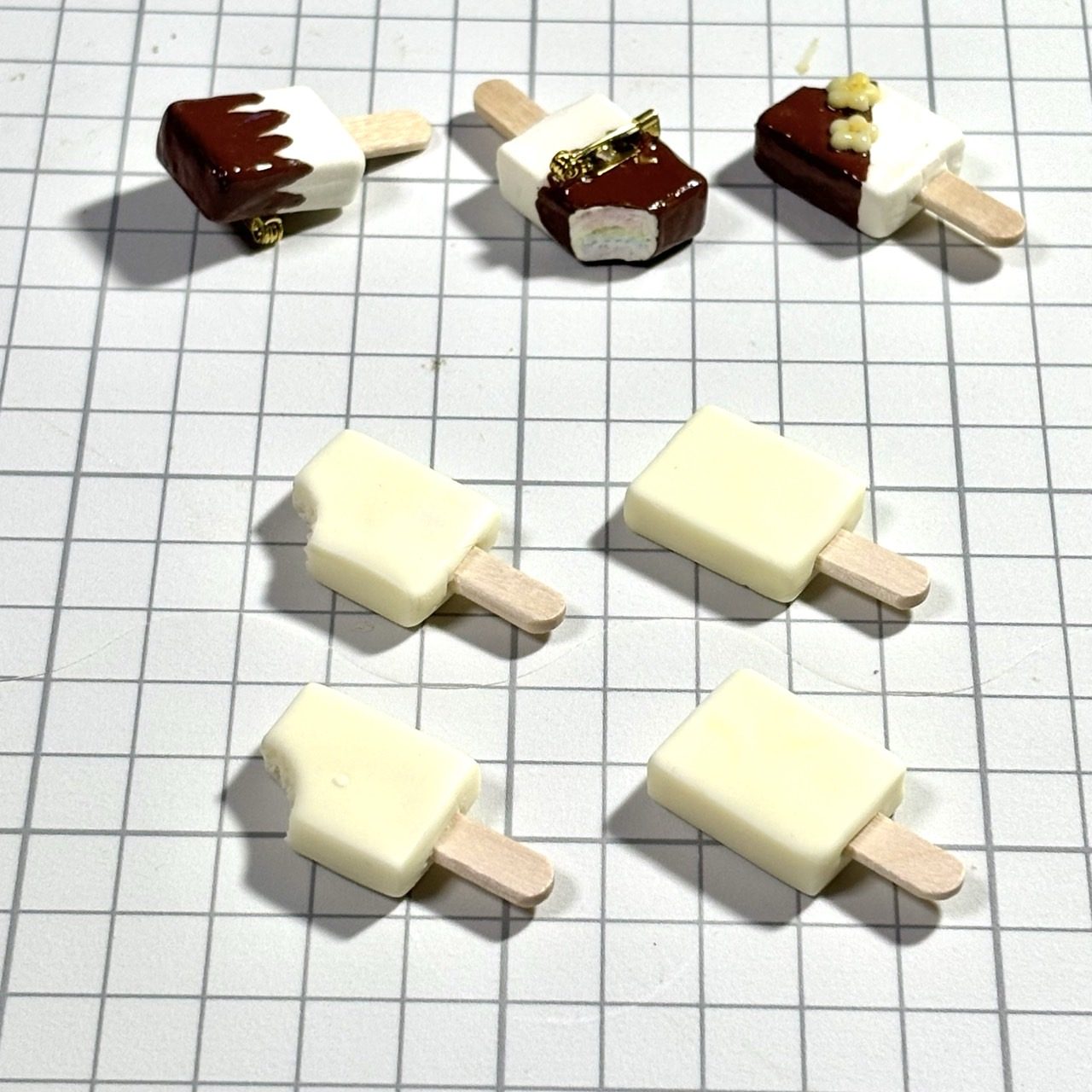 みんなのミニチュアアイス作品